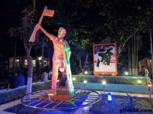 কুমিল্লার নগর উদ্যানে যুদ্ধাহত বীর ভাস্কর্য