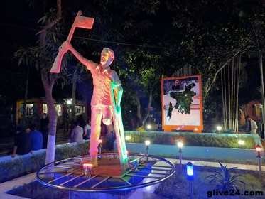 কুমিল্লার নগর উদ্যানে যুদ্ধাহত বীর ভাস্কর্য